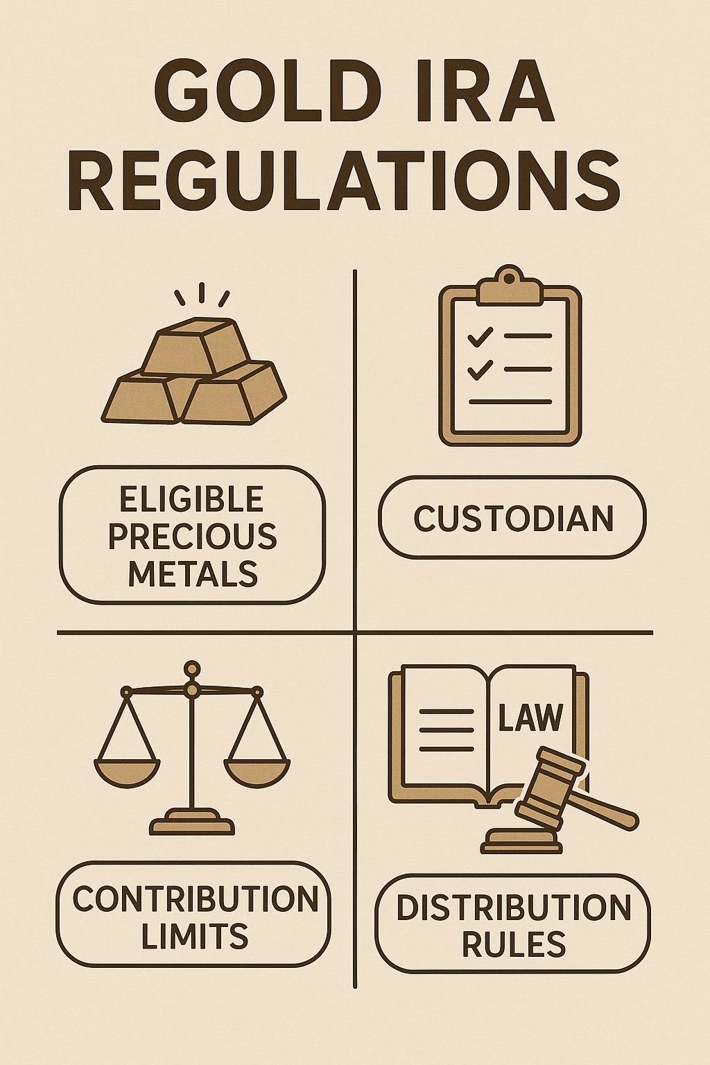 Best Gold IRA Regulations, Rules & Guidelines