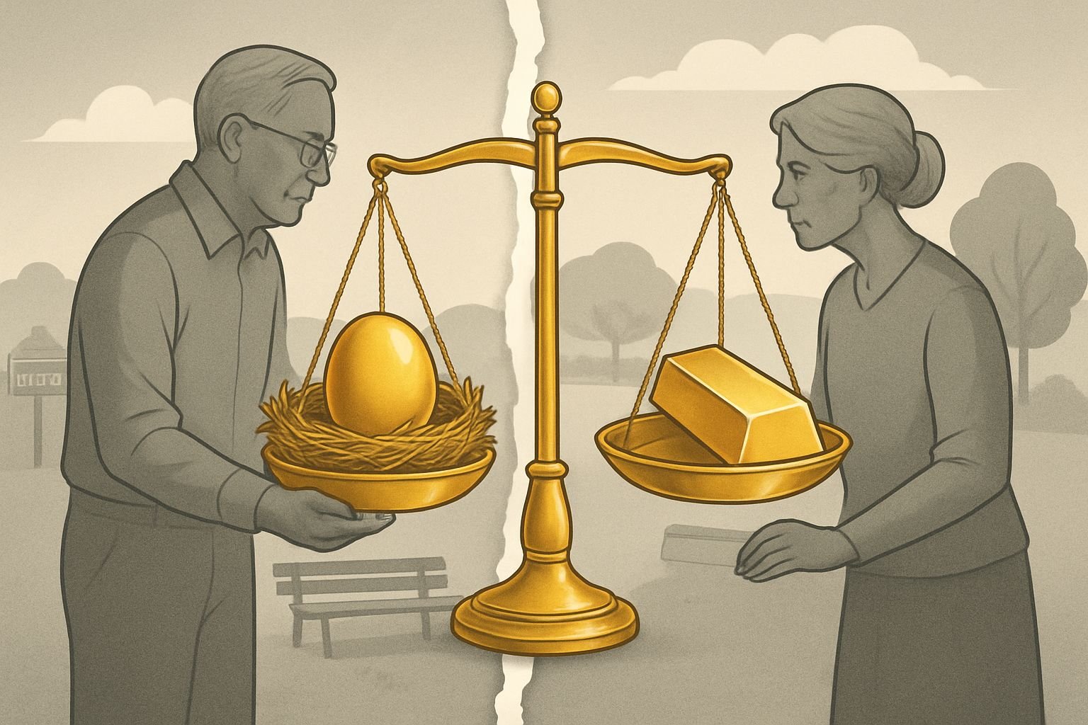 Using Gold to Protect Retirement During Divorce or Asset Splits