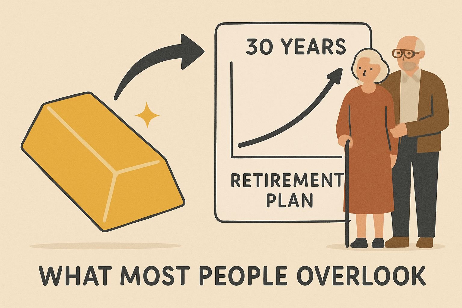 How Gold Fits Into a 30-Year Retirement Plan