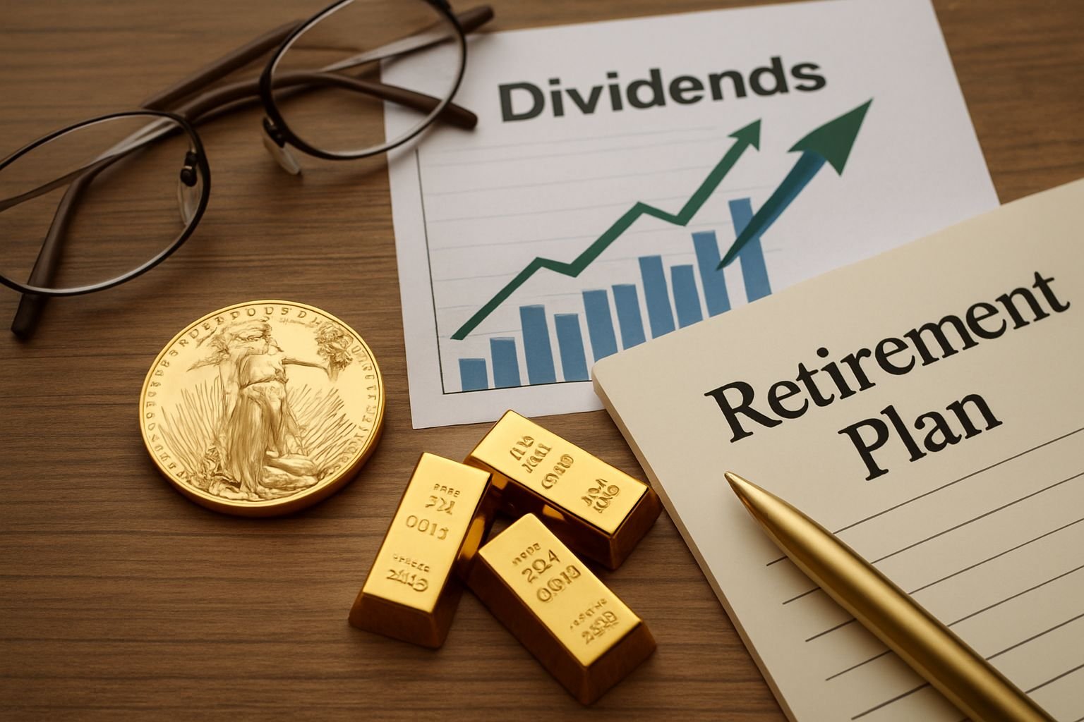 Using Gold in a Dividend-Focused Retirement Plan