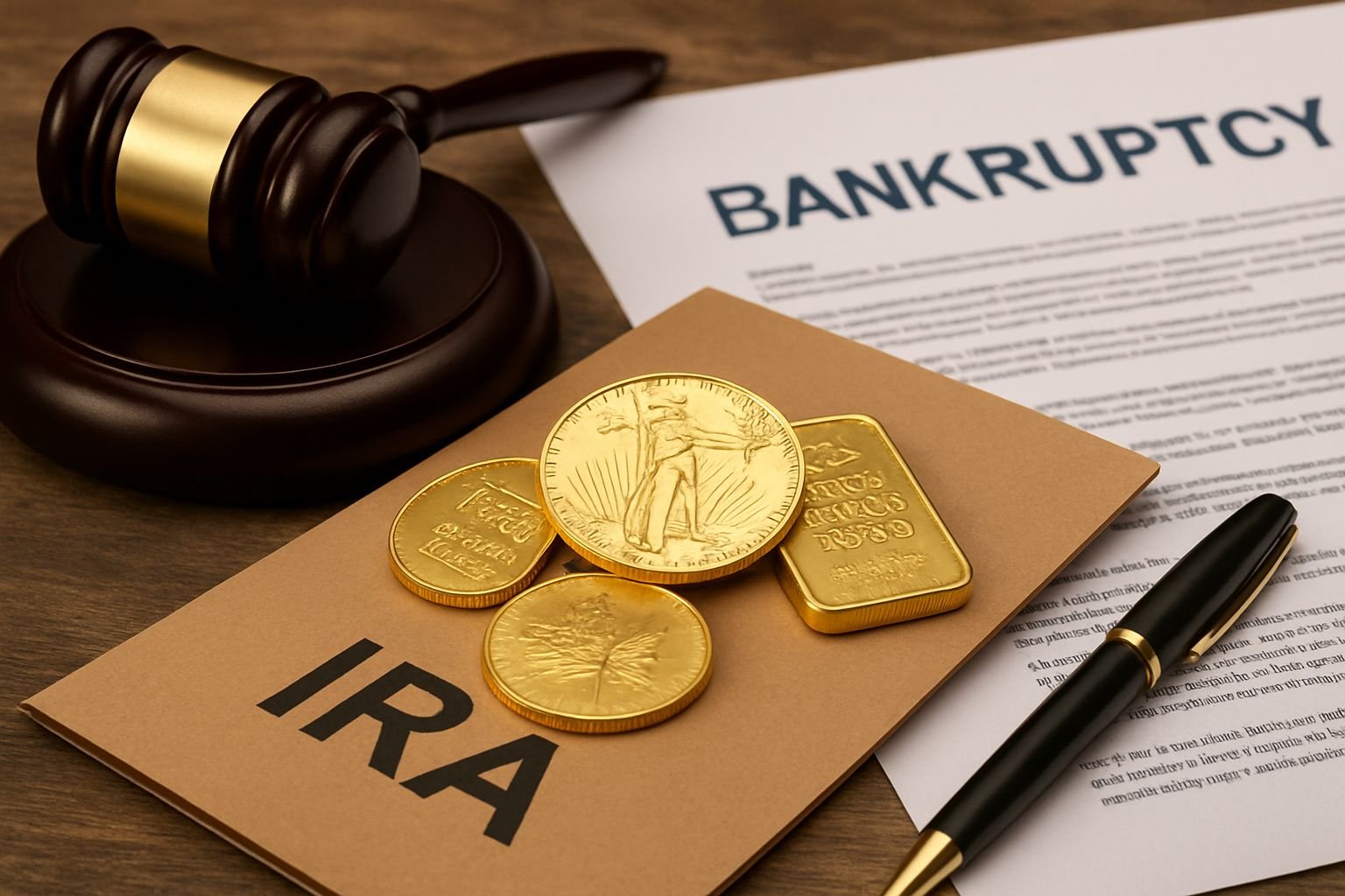 Gold IRAs and Bankruptcy: Are Retirement Metals Protected?