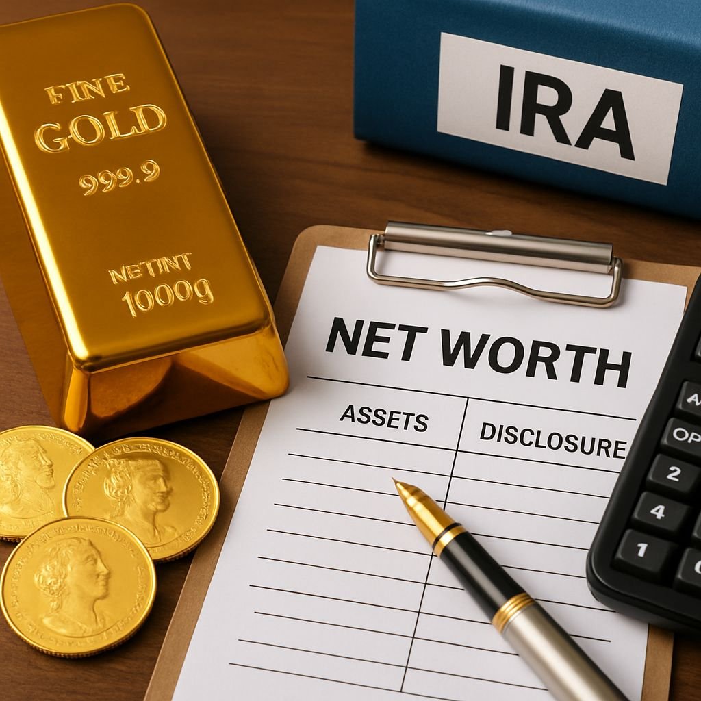 Gold IRAs in Net Worth and Asset Disclosures